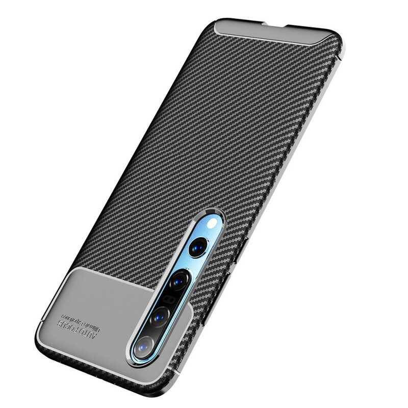 Telefoonhoesje voor Xiaomi Mi 10 / 10 Pro Flexibele Koolstofvezel