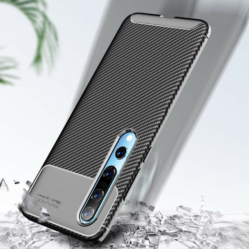 Telefoonhoesje voor Xiaomi Mi 10 / 10 Pro Flexibele Koolstofvezel