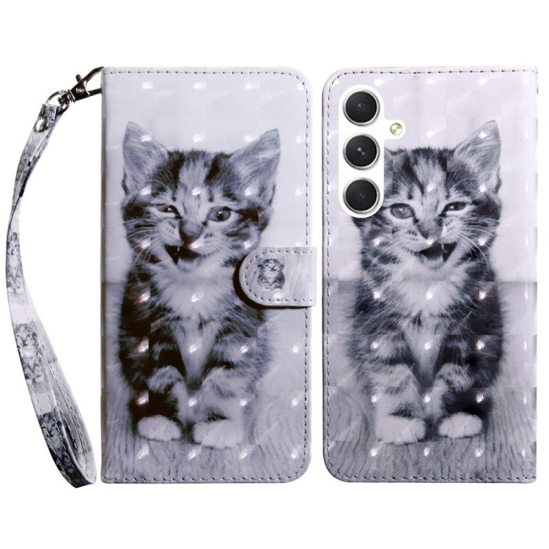 Bescherming Hoesje Samsung Galaxy S24 5g Kitten In Lanièr