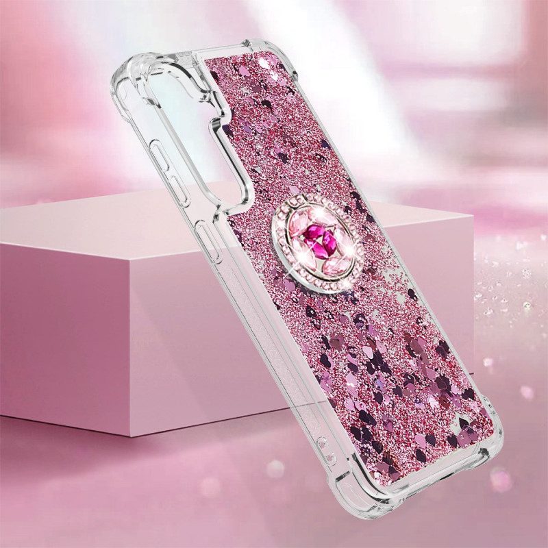 Hoesje Samsung Galaxy S24 5g Met Glittersteunring