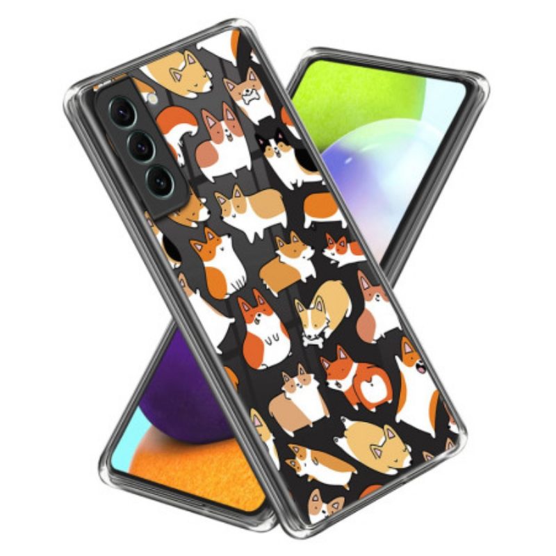 Hoesje Samsung Galaxy S24 5g Transparante Honden