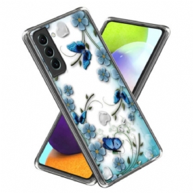 Hoesje Samsung Galaxy S24 5g Vlinders En Bloemen