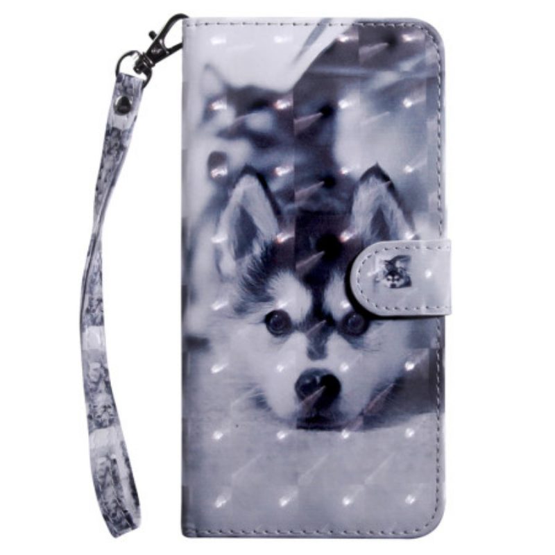 Leren Hoesje Samsung Galaxy S24 5g Husky Met Riem