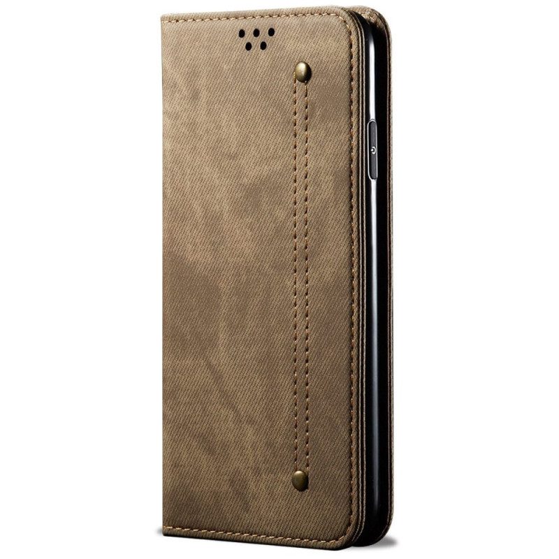 Leren Hoesje Voor Samsung Galaxy S24 5g Jeansstijl