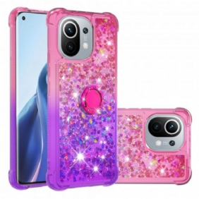 Hoesje voor Xiaomi Mi 11 (5G) Glitter Ringbeugel