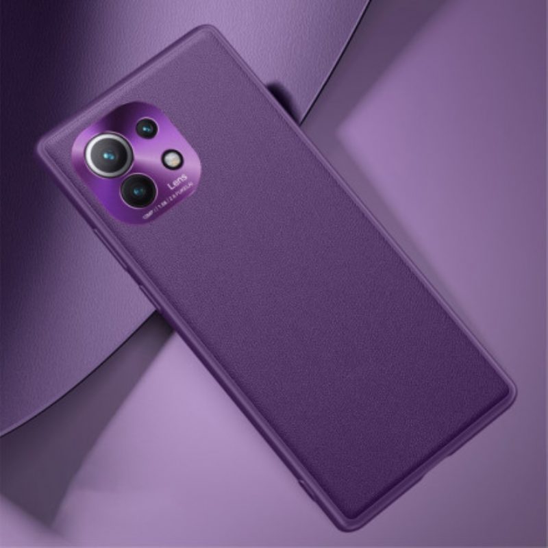 Hoesje voor Xiaomi Mi 11 (5G) Prestigieus Leereffect