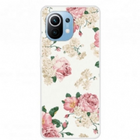 Hoesje voor Xiaomi Mi 11 (5G) Vrijheid Bloemen