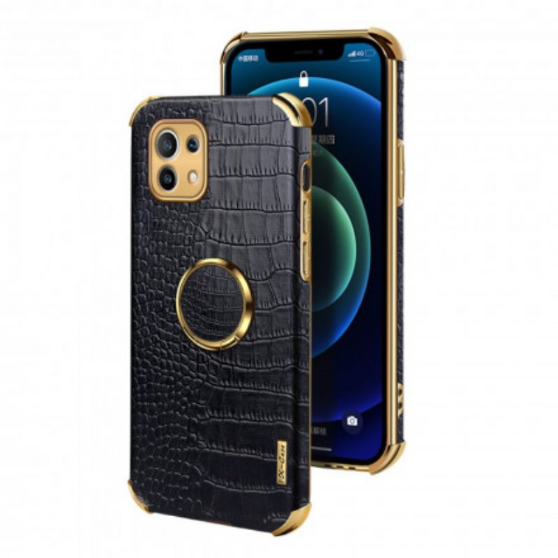 Hoesje voor Xiaomi Mi 11 (5G) X-case Krokodillenleer-effect