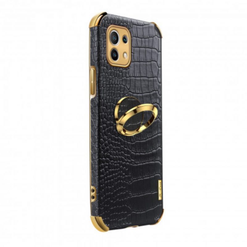 Hoesje voor Xiaomi Mi 11 (5G) X-case Krokodillenleer-effect