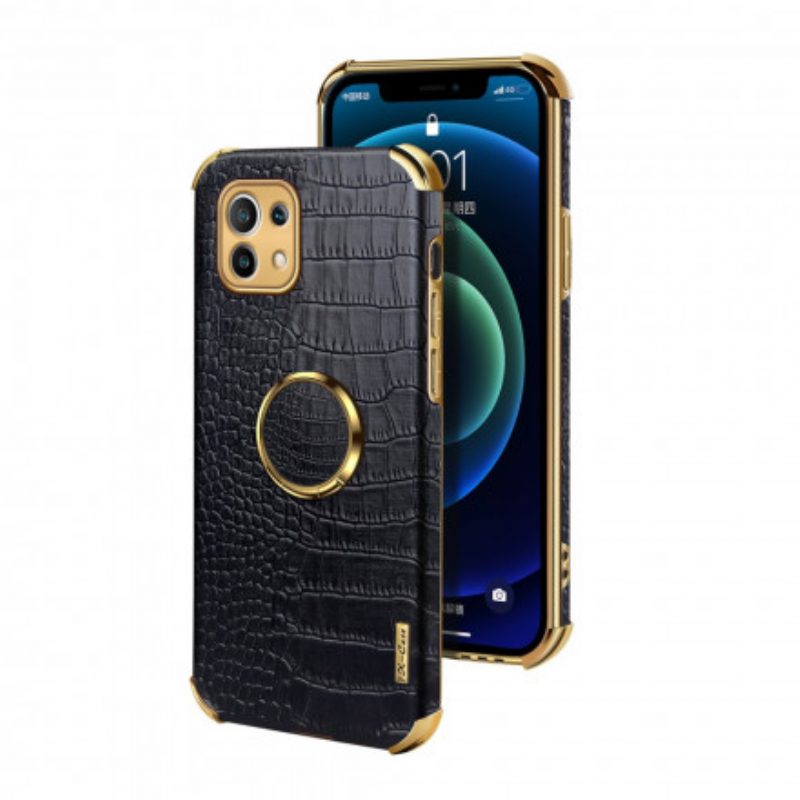 Hoesje voor Xiaomi Mi 11 (5G) X-case Krokodillenleer-effect