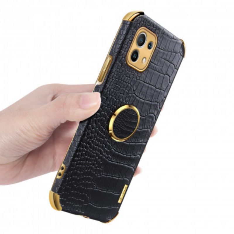 Hoesje voor Xiaomi Mi 11 (5G) X-case Krokodillenleer-effect