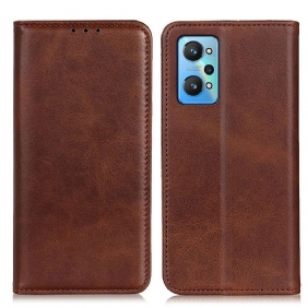 Bescherming Hoesje voor Realme GT Neo 3T / Neo 2 Folio-hoesje Elegantie Splitleer