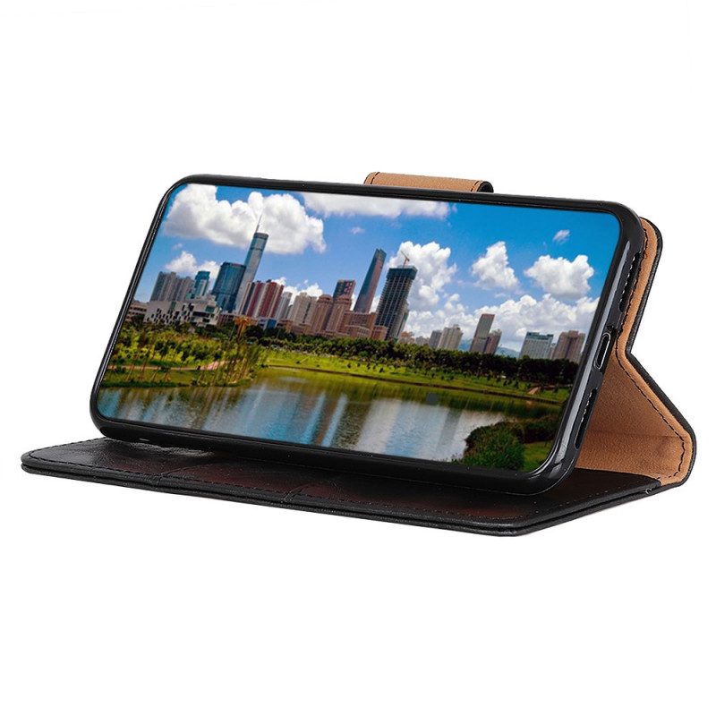 Flip Case voor Realme GT Neo 3T / Neo 2 Folio-hoesje Getextureerde Magnetische Flap