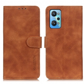 Leren Hoesje voor Realme GT Neo 3T / Neo 2 Vintage Mat Leereffect Khazneh