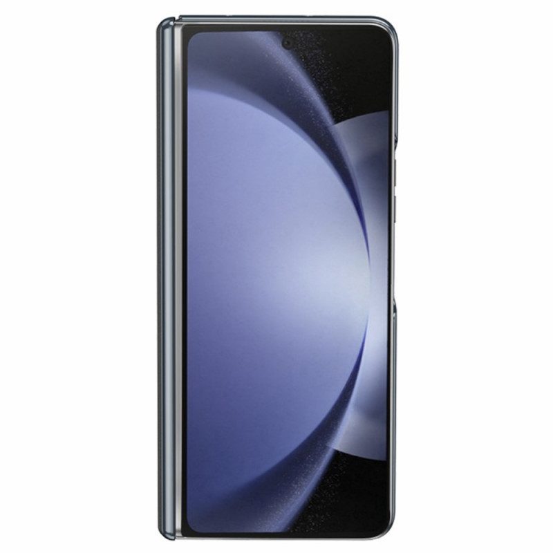 Case Hoesje Samsung Galaxy Z Fold 6 Telefoonhoesje Bescherming Voor Scharnier Met Metaaleffect