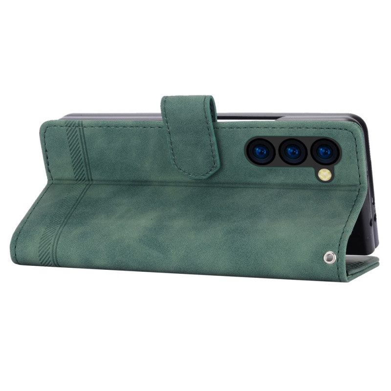 Flip Case Leren Samsung Galaxy Z Fold 6 Dierfeng