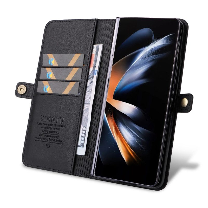 Folio-hoesje Samsung Galaxy Z Fold 6 Kunstleer Yikatu