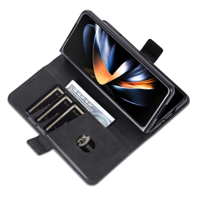 Leren Hoesje Samsung Galaxy Z Fold 6 Azns Bescherming Hoesje