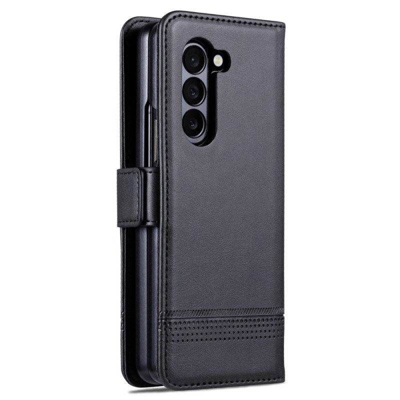 Leren Hoesje Samsung Galaxy Z Fold 6 Azns Bescherming Hoesje