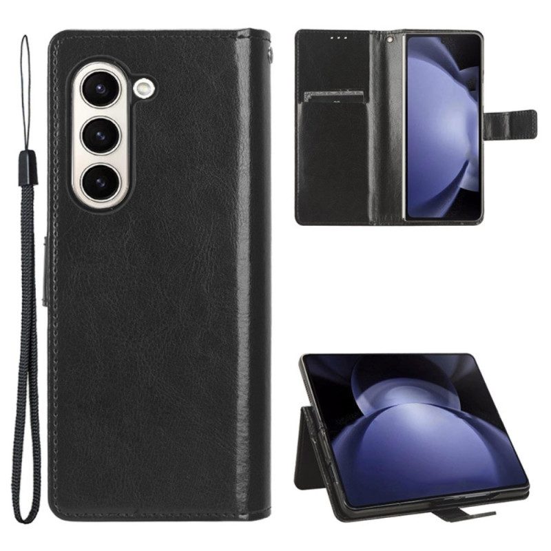 Leren Hoesje Samsung Galaxy Z Fold 6 Flitsend Kunstleer