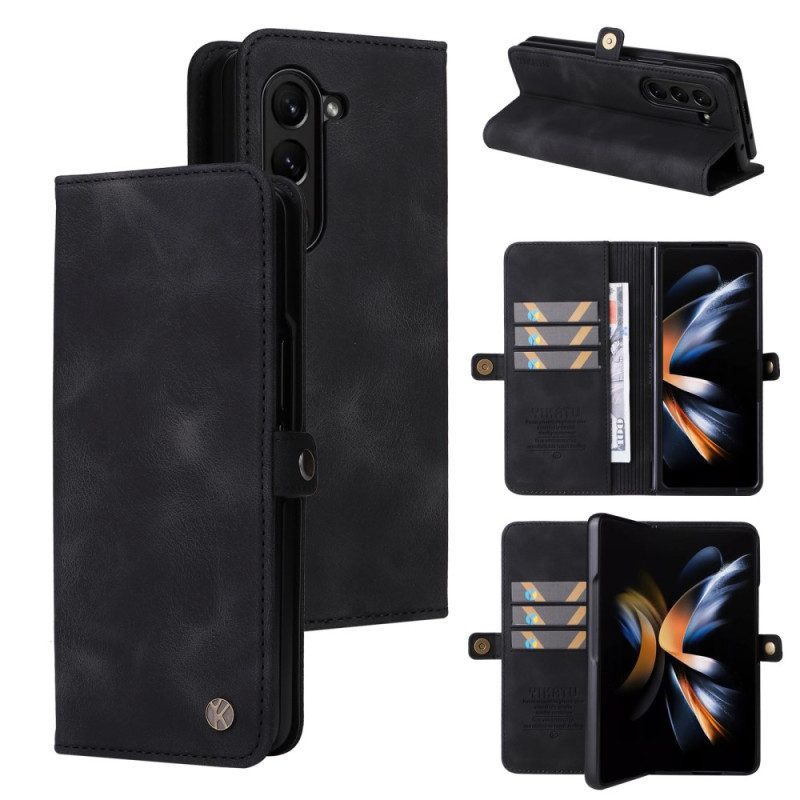 Leren Hoesje Samsung Galaxy Z Fold 6 Vintage Yikatu