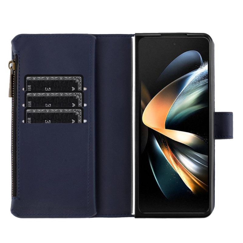 Leren Hoesje Voor Samsung Galaxy Z Fold 6 Binfen-portemonnee