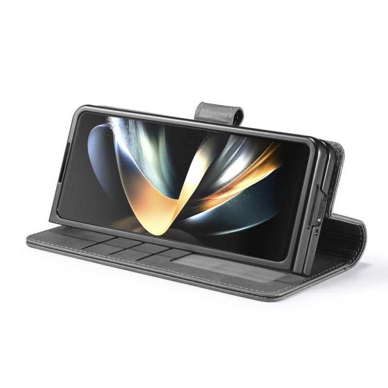 Leren Hoesje Voor Samsung Galaxy Z Fold 6 Imitatieleer Lc.imeeke