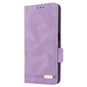 Bescherming Hoesje voor Xiaomi Redmi Note 12 Pro Folio-hoesje Stijlvol Leereffect