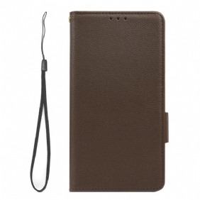 Folio-hoesje voor Xiaomi Redmi Note 12 Pro Met Ketting Dunne Bandjes