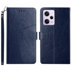 Folio-hoesje voor Xiaomi Redmi Note 12 Pro Met Ketting Y Strappy-ontwerp