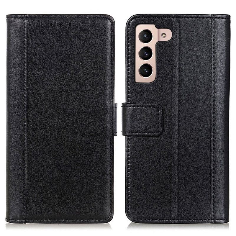 Flip Case voor Samsung Galaxy S23 5G Leren Styling