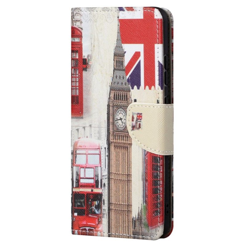 Flip Case voor Samsung Galaxy S23 5G Londen