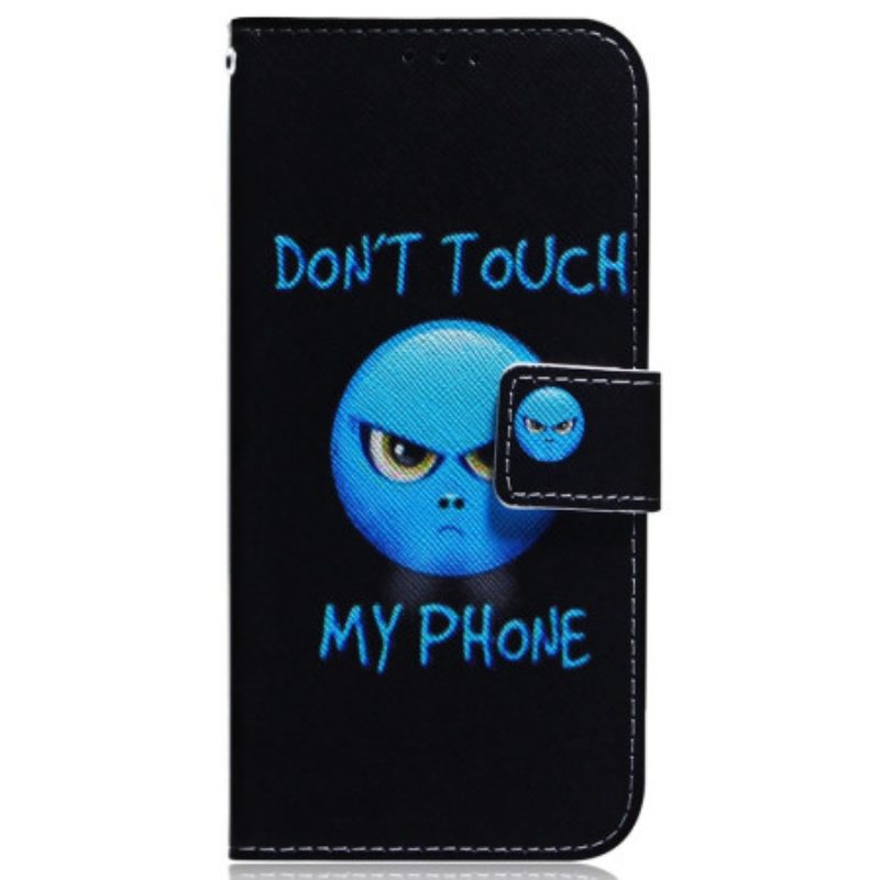 Folio-hoesje voor Samsung Galaxy S23 5G Emoji-telefoon