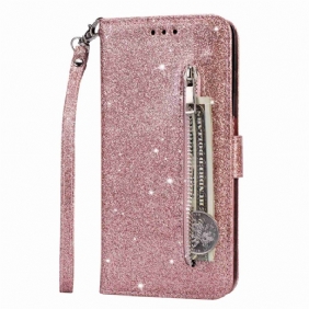 Folio-hoesje voor Samsung Galaxy S23 5G Glitter Portemonnee