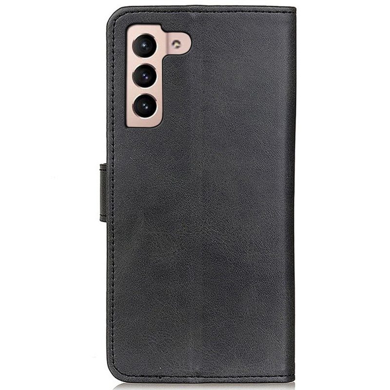 Folio-hoesje voor Samsung Galaxy S23 5G Mat Kunstleer