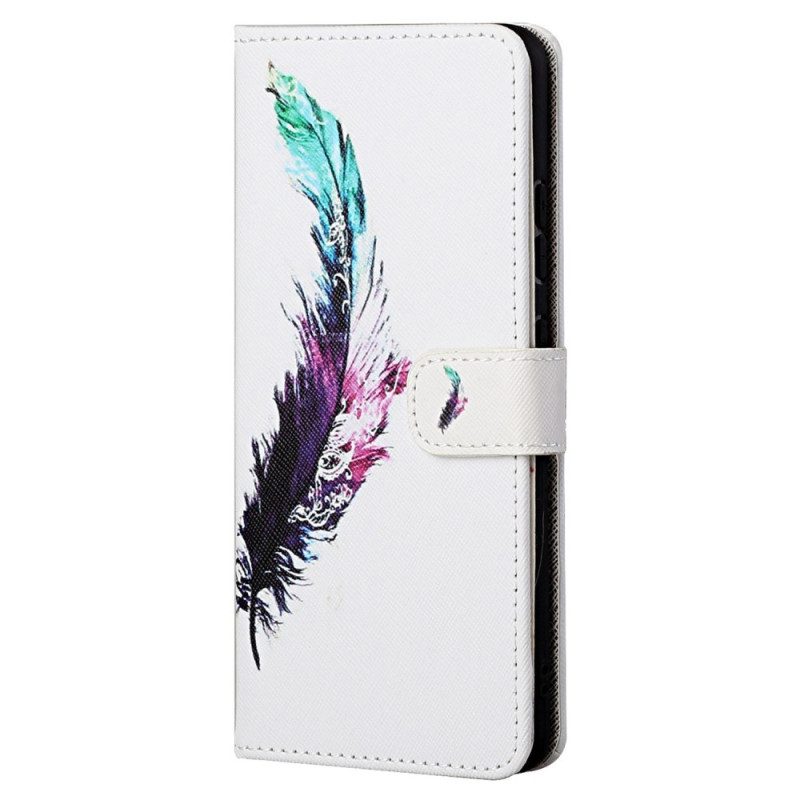 Folio-hoesje voor Samsung Galaxy S23 5G Met Ketting Veer Met Koord