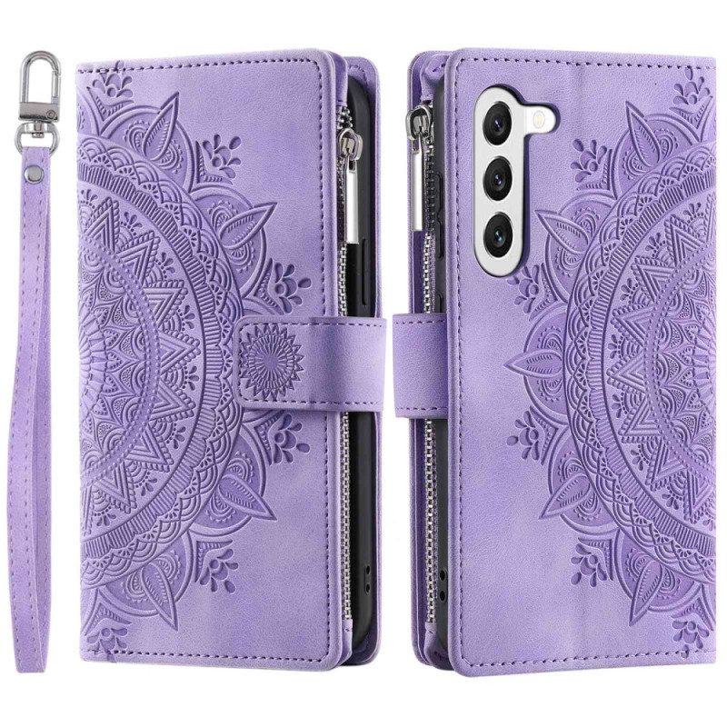 Folio-hoesje voor Samsung Galaxy S23 5G Multifunctionele Mandala