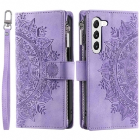 Folio-hoesje voor Samsung Galaxy S23 5G Multifunctionele Mandala