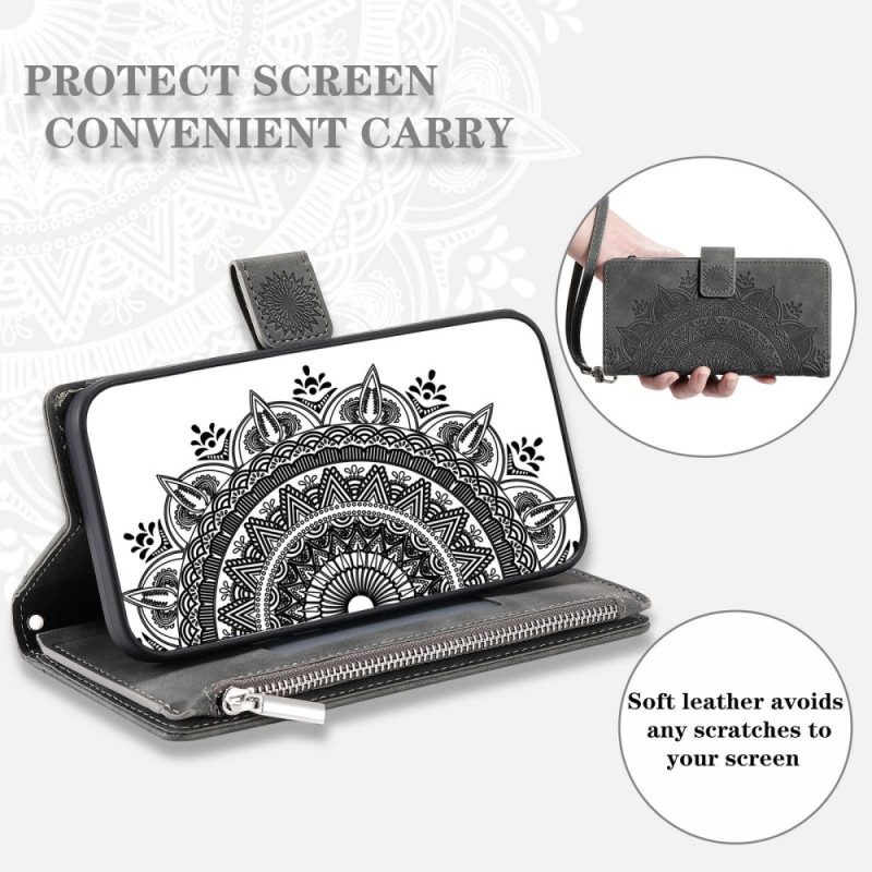 Folio-hoesje voor Samsung Galaxy S23 5G Multifunctionele Mandala