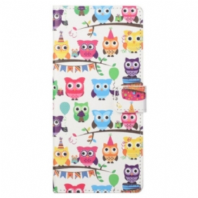 Folio-hoesje voor Samsung Galaxy S23 5G Uil Stam