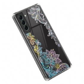 Hoesje voor Samsung Galaxy S23 5G Naadloze Kantmandala