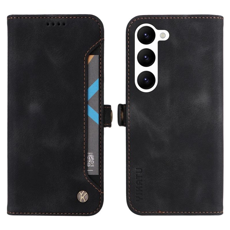 Leren Hoesje voor Samsung Galaxy S23 5G Yikatu