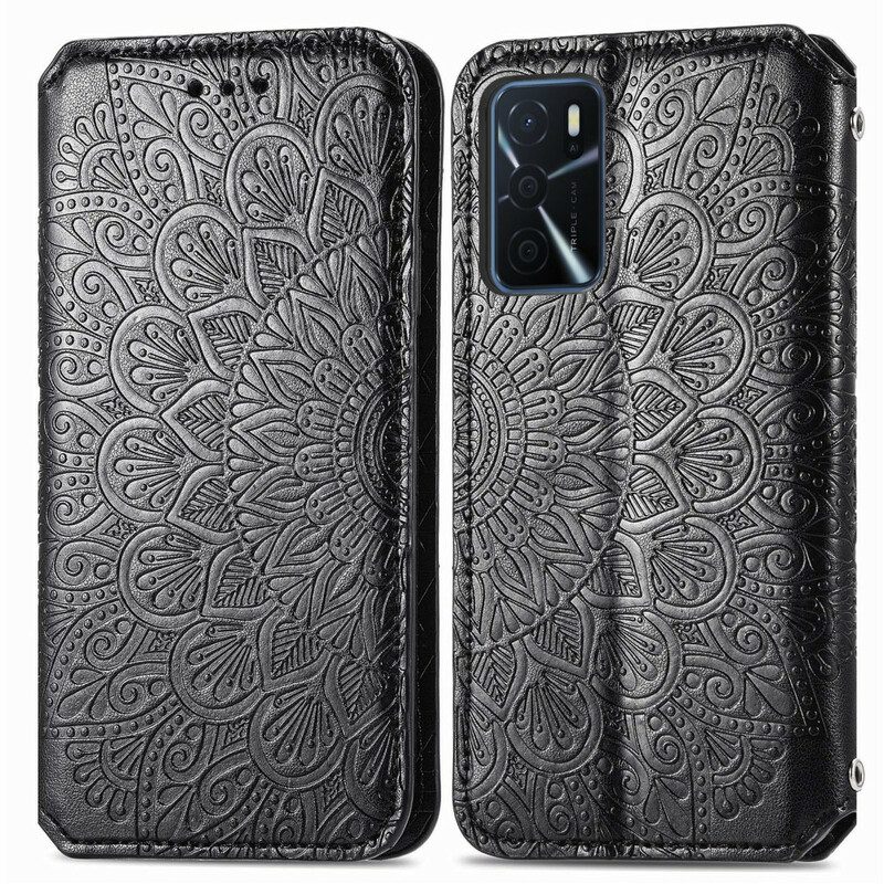 Bescherming Hoesje voor Oppo A16 / A16s Folio-hoesje Mandala