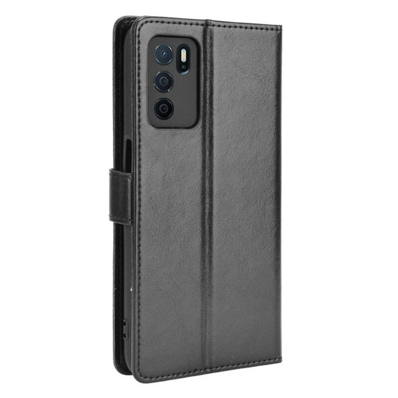 Flip Case voor Oppo A16 / A16s Flitsend Kunstleer