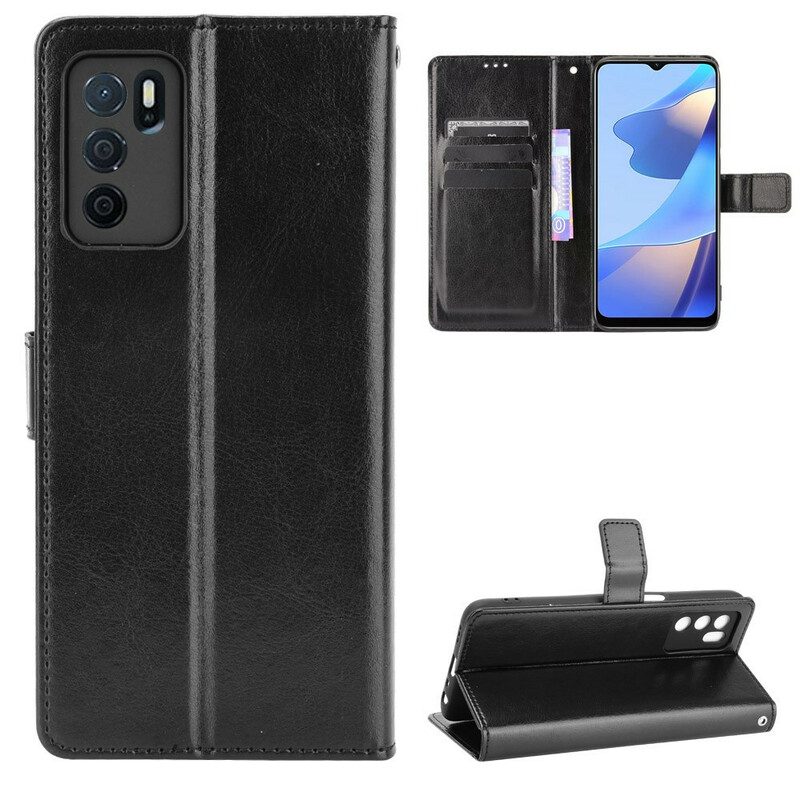 Flip Case voor Oppo A16 / A16s Flitsend Kunstleer