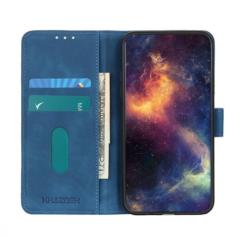 Flip Case voor Oppo A16 / A16s Mat Vintage Leereffect Khazneh