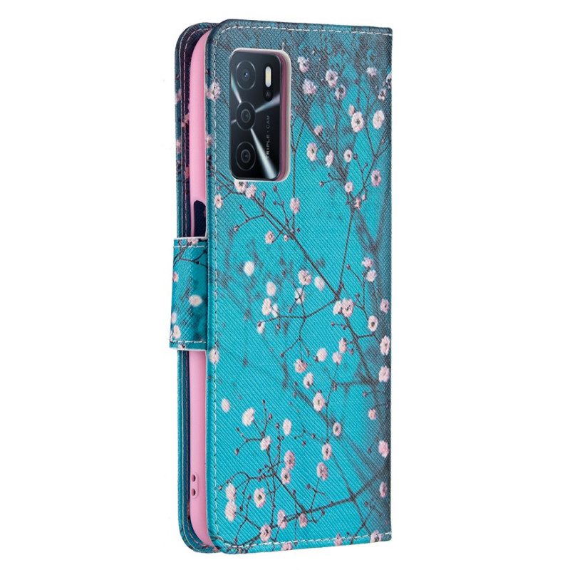 Folio-hoesje voor Oppo A16 / A16s Bloeiende Boom