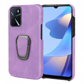 Hoesje voor Oppo A16 / A16s Leather Effect Ring-ondersteuning Nieuwe Kleuren