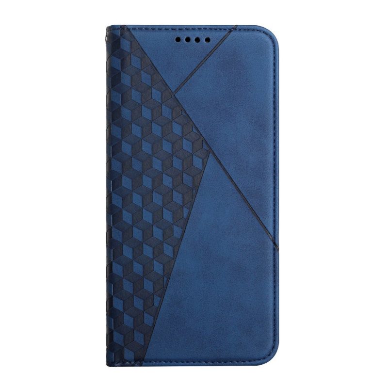 Bescherming Hoesje voor Samsung Galaxy S23 Ultra 5G Folio-hoesje Stijl Leer 3d-patroon