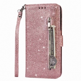 Flip Case voor Samsung Galaxy S23 Ultra 5G Glitter Portemonnee